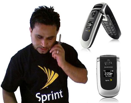 Alex, from the Sprint Store & my Samsung PM-A840